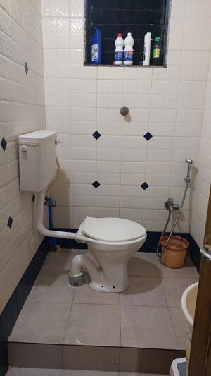Bathroom in 2 BHK Apartment at Gahlot Avenue, Nerul – for Rent