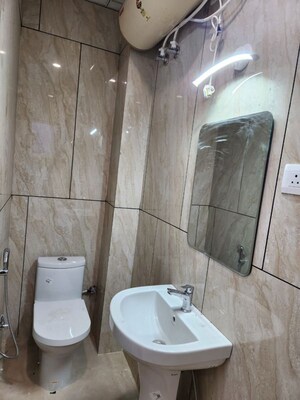 Bathroom in 1 BHK Builder Floor at Aman Vihar – for Rent