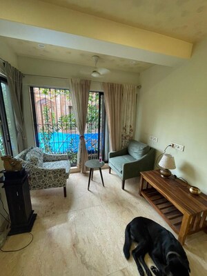 Living Room in 2 BHK Apartment at New Garden View, Bandra West – for Rent