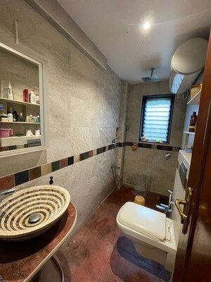 Bathroom in 2 BHK Apartment at New Garden View, Bandra West – for Rent