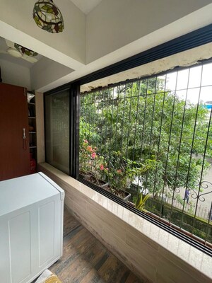 Balcony in 2 BHK Apartment at New Garden View, Bandra West – for Rent