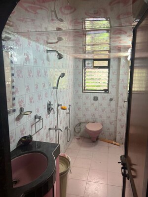 Bathroom in 2 BHK Apartment at New Garden View, Bandra West – for Rent