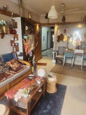 Living Room in 1 BHK Apartment at Bhoomi Park, Malad West – for Rent