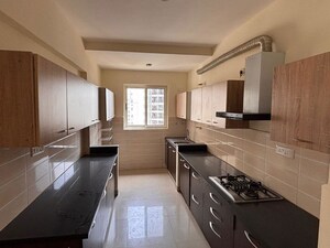 Kitchen in 3 BHK Apartment at Salarpuria Sattva Senorita, Sarjapur Road – for Rent