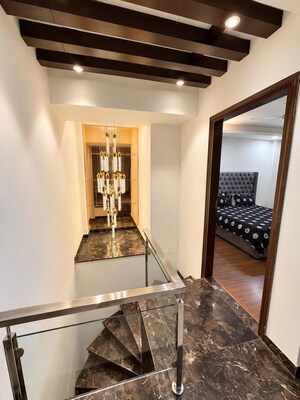 Staircase in 4 BHK Builder Floor at Palam Vihar – for Rent