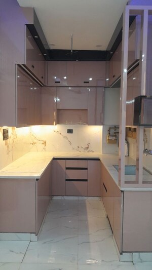 Kitchen in 3 BHK Builder Floor at Concept Apartment, Niti Khand ii – for Sale