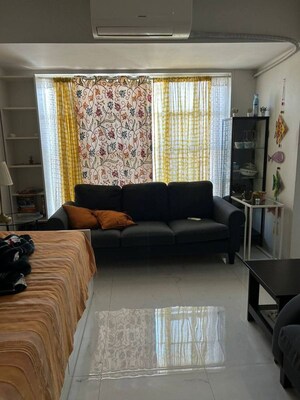 Living Room in 1 BHK Apartment at Union Park Khar West, Khar West – for Rent