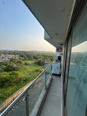 Balcony in 1 BHK Apartment at Conwood Astoria, Goregaon East – for Rent