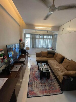 Living Room in 1 BHK Apartment at 36 Turner Road, Bandra West – for Rent