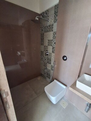 Bathroom in 1 BHK Apartment at Group Satellite Elegance, Goregaon East – for Rent