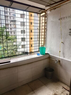 Balcony in 2 BHK Apartment at Manav Silver Skyscapes, Wakad – for Rent