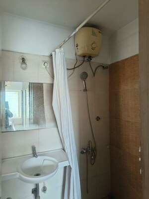 Bathroom in 2 BHK Apartment at Manav Silver Skyscapes, Wakad – for Rent