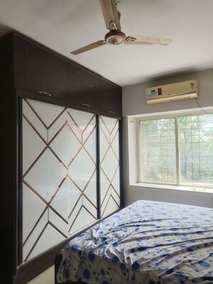 Bedroom in 2 BHK Apartment at Manav Silver Skyscapes, Wakad – for Rent