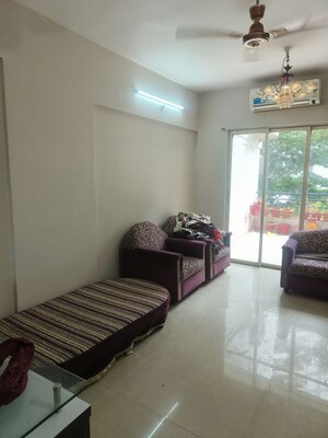 Living Room in 2 BHK Apartment at Manav Silver Skyscapes, Wakad – for Rent