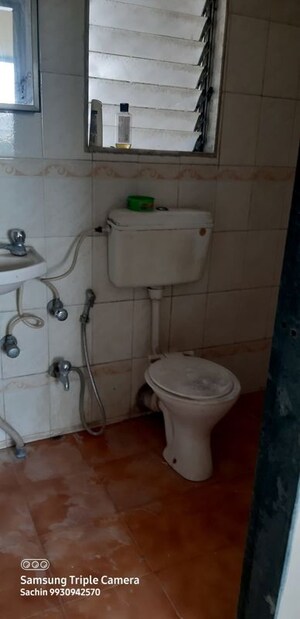 Bathroom in 2 BHK Apartment at Bhanushanti Complex, Malad East – for Rent