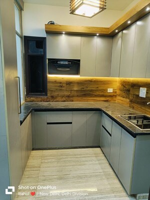 Kitchen in 4 BHK Builder Floor at Dwarka Mor – for Rent