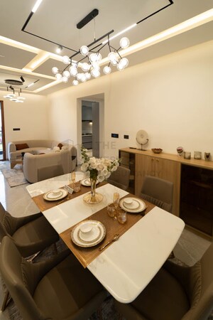 Dining area in 3 BHK Apartment at Myhna Vistara, Gunjur – for Sale