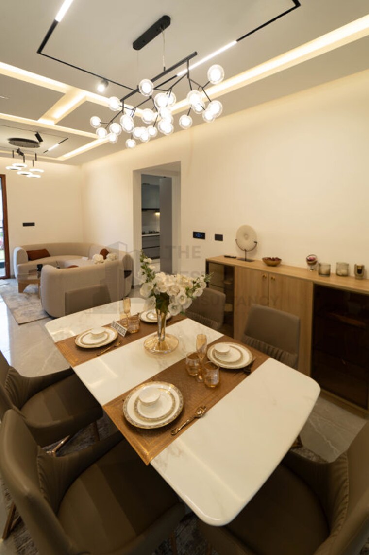 Dining area, myhna-vistara 3 Bedroom 1670 Sq.Ft. Apartment In Gunjur Bangalore 10724887