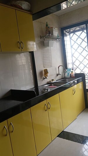 Kitchen in 1.5 BHK Apartment at Swapnalok Towers, Malad East – for Rent