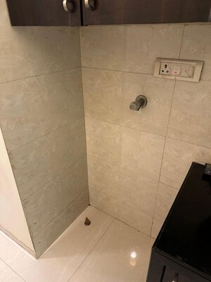Bathroom in 3 BHK Apartment at Runwal Centre, Deonar – for Rent