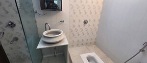 Bathroom in 3 BHK Apartment at Goel Ganga Melrose, Sopan Baug – for Rent