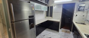 Kitchen in 3 BHK Apartment at Goel Ganga Melrose, Sopan Baug – for Rent