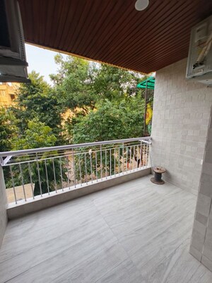 Balcony in 2 BHK Builder Floor at Sheikh Sarai Phase 2 – for Rent