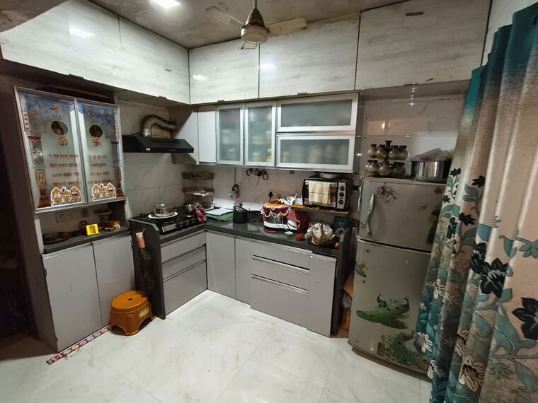 Kitchen, shree nagar 2 Bedroom 650 Sq.Ft. Independent House In Shree Nagar Thane 10727210