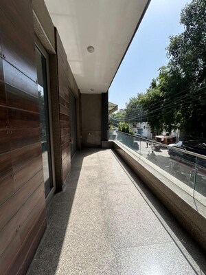 Balcony in 3 BHK Builder Floor at Greater Kailash ii – for Sale