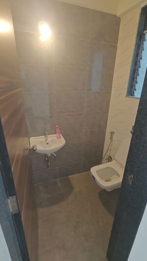Bathroom in 1 BHK Apartment at Shivam Gulmohar, Goregaon West – for Sale