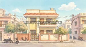  Independent House – Exterior View View at Neel Matha - for Sale