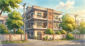  Apartment – Exterior View View at Gomti Nagar - for Sale