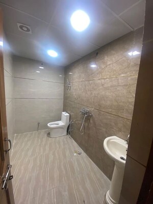 Bathroom in 3 BHK Apartment at MCC Signature Heights, Raj Nagar Extension – for Rent