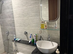 Bathroom in 2 BHK Apartment at Mantra Mirari, Koregaon Park – for Rent