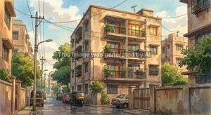  Apartment – Exterior View View at Dahanukar Wadi - for Sale