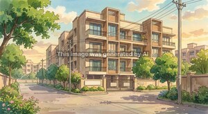  Apartment – Exterior View View at Bhadra Nagar - for Sale