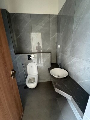 Bathroom in 1 BHK Apartment at KIPL Morya, Kasarvadavali – for Rent