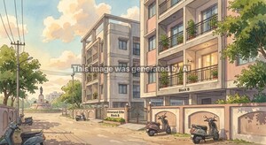 Apartment – Exterior View View at Amar Society - for Sale