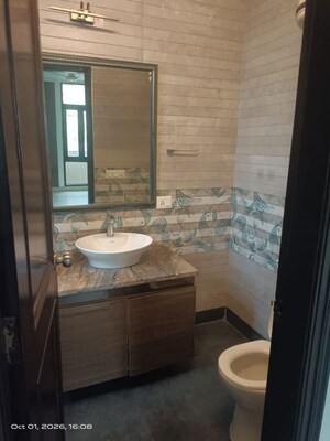 Bathroom in 3 BHK Builder Floor at Sarvapriya Vihar – for Rent