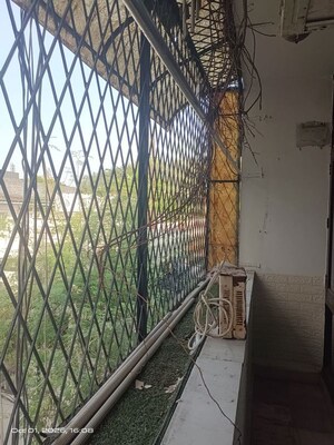 Balcony in 3 BHK Builder Floor at Sarvapriya Vihar – for Rent