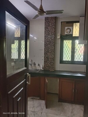 Kitchen in 3 BHK Builder Floor at Sarvapriya Vihar – for Rent