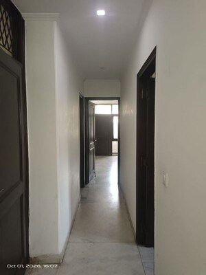 Building Lobby in 3 BHK Builder Floor at Sarvapriya Vihar – for Rent