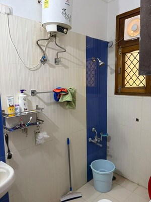 Bathroom in 3 BHK Apartment at Aman Vihar – for Rent