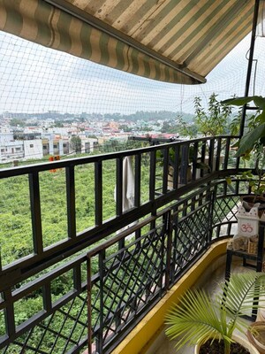 Balcony in 3 BHK Apartment at Aman Vihar – for Rent