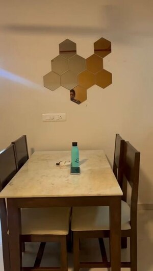 Team Area in 2 BHK Apartment at Dosti Oak, Balkum Pada – for Rent