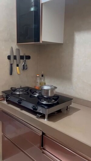 Kitchen in 2 BHK Apartment at Dosti Oak, Balkum Pada – for Rent