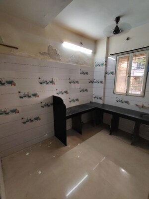 Kitchen in 1 RK Apartment at Sai Rydam Grapes Tower, Nalasopara West – for Rent