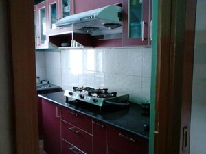 Kitchen in 3 BHK Apartment at Shristi Nagar – for Rent