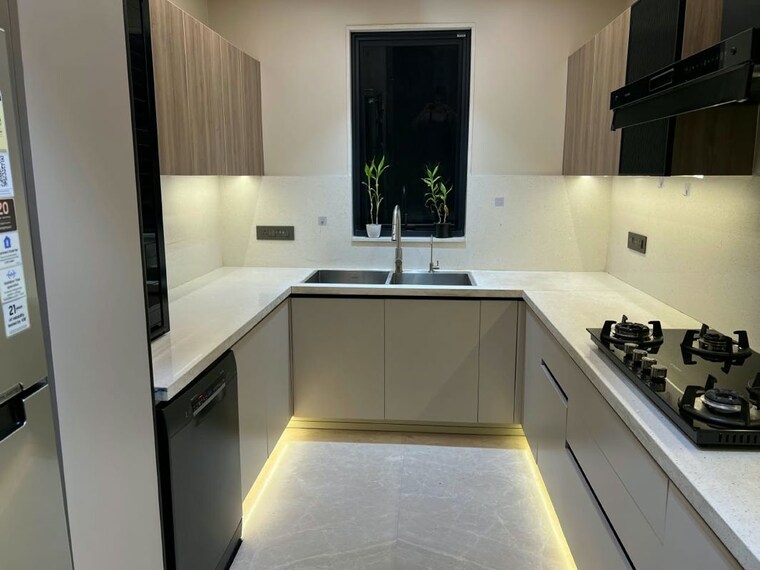 Kitchen, south city 1 3 Bedroom 2200 Sq.Ft. Builder Floor In South City 1 Gurgaon 10727819