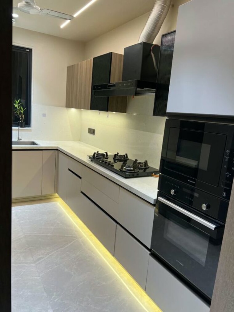 Kitchen, south city 1 3 Bedroom 2200 Sq.Ft. Builder Floor In South City 1 Gurgaon 10727819